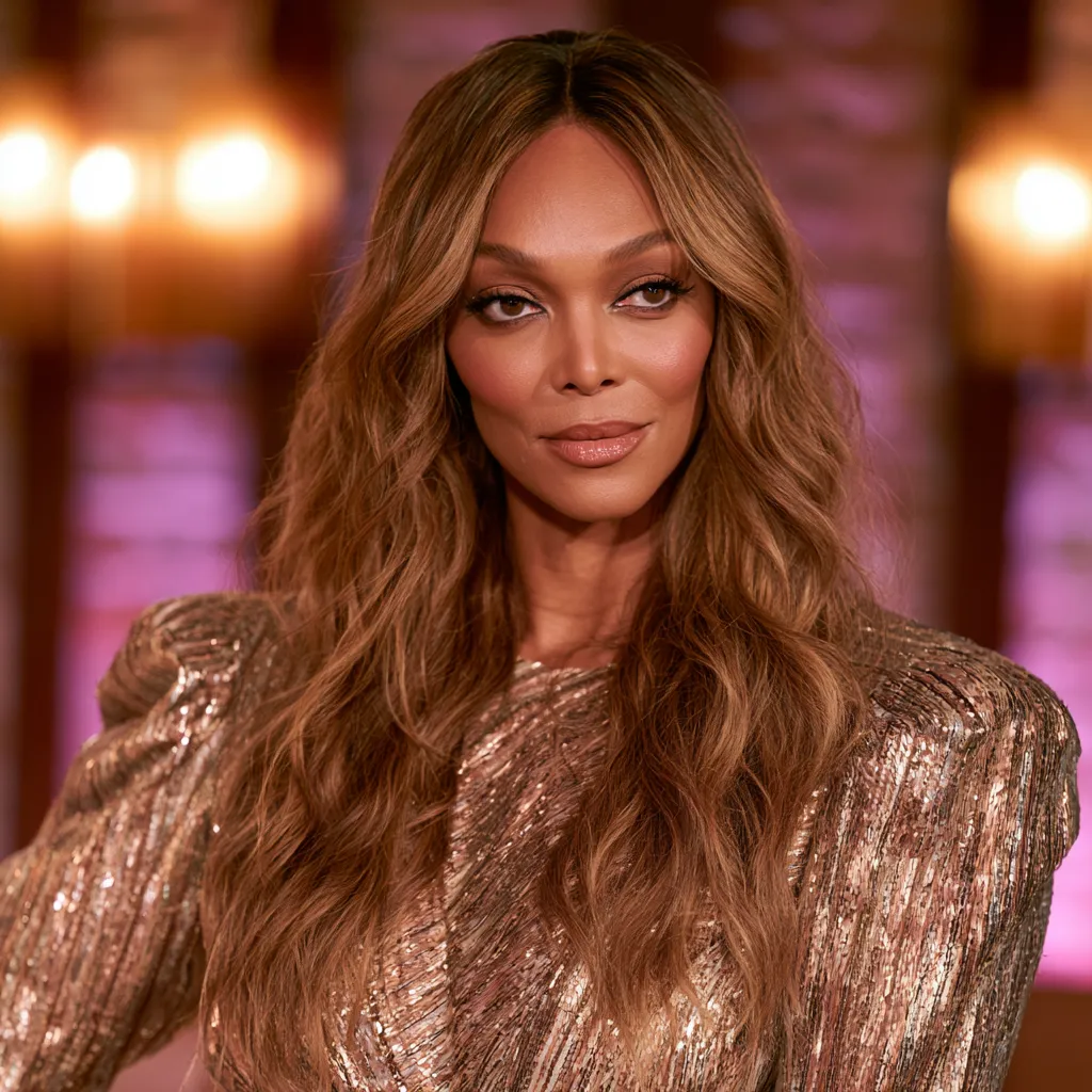 Tyra Banks at a media event amid controversy surrounding her lawsuit against Netflix over an America’s Next Top Model documentary.