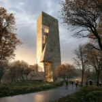 Obama Presidential Center in Chicago showcasing modern architecture and surrounding park space