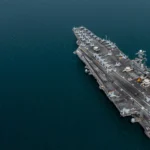 USS Abraham Lincoln aircraft carrier during extended Middle East deployment