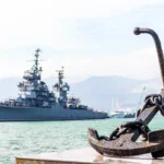 Trump naval shipbuilding plan featuring advanced U.S. Navy warships and the proposed Golden Fleet.