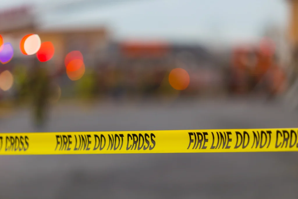 Virginia State University campus after a shooting that injured five people near residence halls
