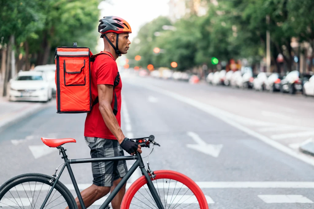Zohran Mamdani discusses stronger protections for delivery workers as New York City challenges Uber Eats and DoorDash.
