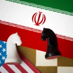 Iran and Donald Trump amid rising tensions over the Strait of Hormuz and U.S.-Iran relations.