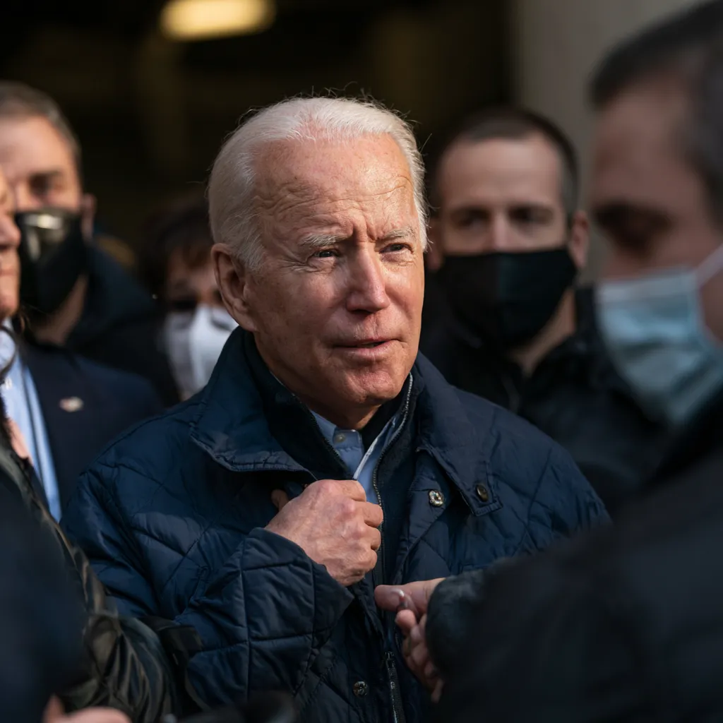 Former U.S. President Joe Biden speaking during a public appearance, with a serious and reflective expression, as reports highlight his ongoing battle with metastatic prostate cancer.