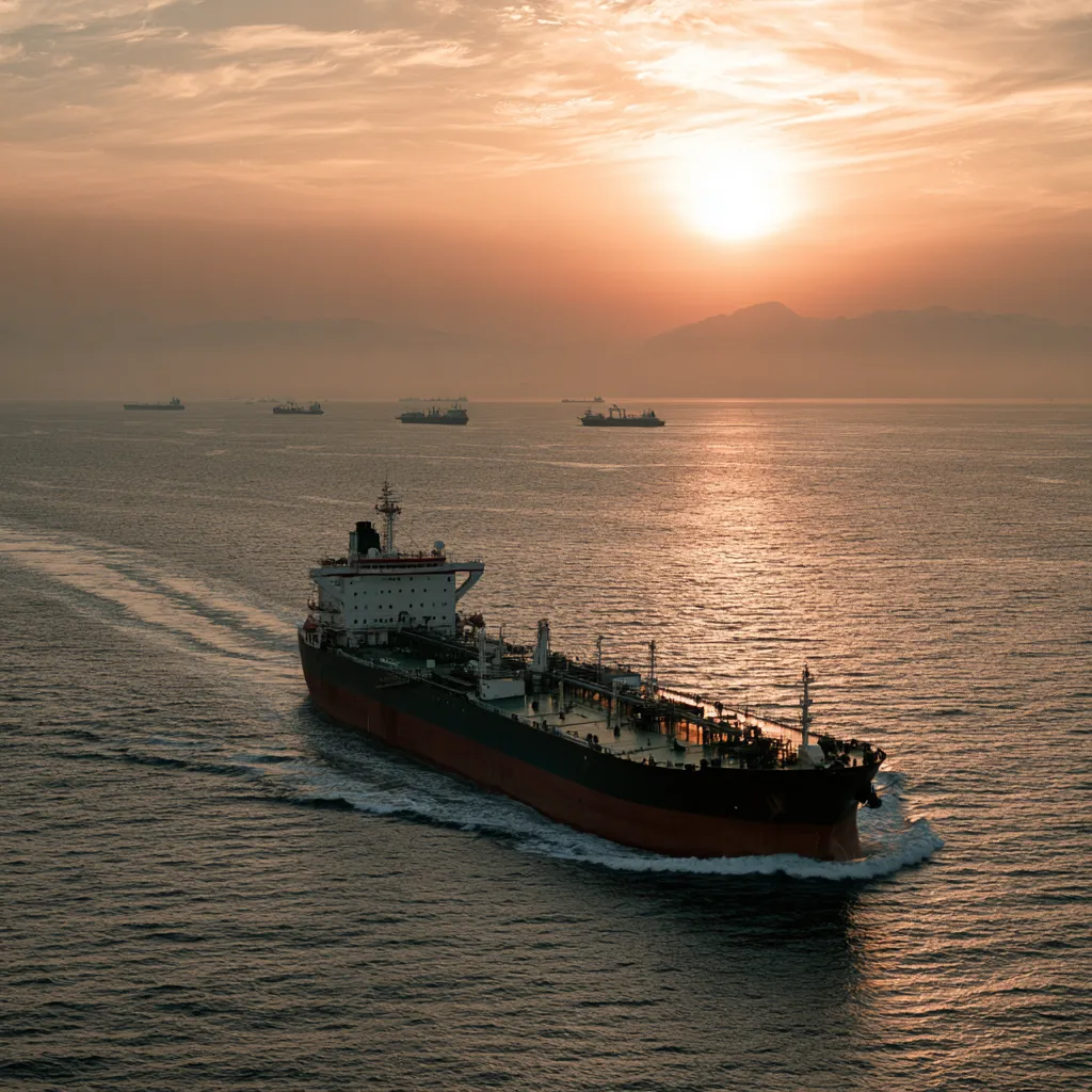 Donald Trump and the Strait of Hormuz amid growing tensions over a possible Iran shipping agreement.