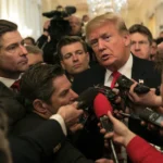 White House and CNN clash after Trump confrontation with reporter